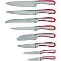 BlinQ Berry Red 9-piece Knife Block Set