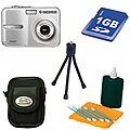 Samsung S860 8MP Silver Digital Camera/ Bonus Kit (Refurbished)
