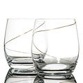 Sasaki Golden Thread 12-piece Double Old Fashioned Glassware Set