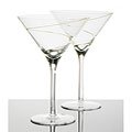 Sasaki Golden Thread 12-piece Martini Glassware Set