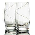Sasaki Golden Thread 12-piece Highball Glassware Set