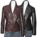 IZOD Women's New Zealand Lamb Leather Jacket