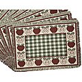 Apple Jack Cotton Jacquard Placemats (set of 12)