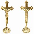 Brass Crucifix (Set of 2)
