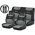 Flame Grey 11-piece Automotive Seat Cover Set
