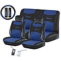 Flame Blue 11-piece Automotive Seat Cover Set