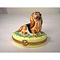 Limoges Cocker Spaniel Keepsake Box