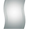 Frameless Wave Wall Mirror