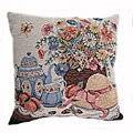 Spring Tea Tapestry Pillows (Set of 2)