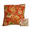 Ajanta Floral Print 24-inch Floor Pillow