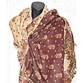 Hand-woven Wool Jamawar Shawl (India)