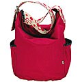 OiOi Red Cargo Drill Hobo Diaper Sack