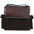 OiOi Chocolate and Blue Messenger Diaper Bag