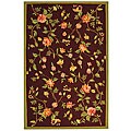 Hand-hooked Transitional Wool Garden Rug (6' x 9')