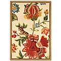Hand-hooked Transitional Wool Oasis Rug (1'8 x 2'6)