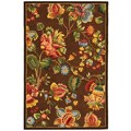 Hand-hooked Oasis Wool Rug (3'9 x 5'9)