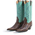 Lane Women's Santa Fe Turquoise Cowboy Boots