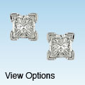 14k Gold 1/2ct TDW Princess-cut Value Diamond Stud Earrings (J-K, I2-I3)
