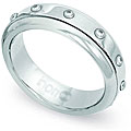 Stainless Steel Cubic Zirconia Eternity Band