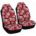 Hawaiian Red Automotive Bucket Seat Covers (Set of 2)