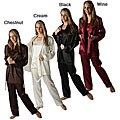 Mystic Clothing Women's 4-piece Satin Pajama Set