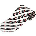 Mystic Clothing Satin Pirate Skull and Crossbones Tie