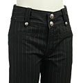 Rich & Skinny Women's High-waist Pinstripe Jeans