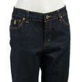 Rocawear Women's Bootleg Plus Size Emboirdered Jeans