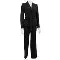 Anne Klein Women's Self-tie Safari 2-piece Suit
