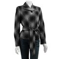 Jones New York Signature Women's Plaid Wool Coat