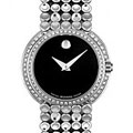 Movado Trembrili Women's Black Dial Diamond Watch
