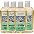 Rainforest Botanicals 4-ounce Almond Oils (Pack of 4)