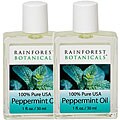 Rainforest Botanicals Peppermint Essential Oils (Pack of 2)