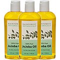 Rainforest Botanicals 4-ounce Jojoba Oils (Pack of 3)