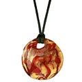 Genuine Italian Murano Gold Dome-shape Necklace