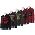 TC by Adi Women's Striped Zipper-front Cardigan