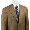Etienne Aigner Men's Olive Windowpane Sportcoat