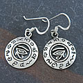 'Aztec' .925 Sterling Silver Earrings (Thailand)