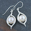 Sterling Silver Freshwater Pearl Earrings (Thailand)