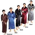 Mystic Clothing Men's Luxurious Long Satin Robe
