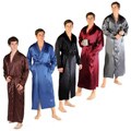 Mystic Clothing Men's Luxurious Long Satin Robe 