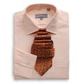 Hickey Freeman Men's End on End Dress Shirt