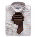 Hickey Freeman Men's Tattersall Check Dress Shirt