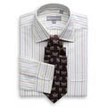 Hickey Freeman Men's End on End Awning Shirt