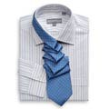 Hickey Freeman Men's End on End Awning Shirt