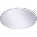 Oval v-grooved Framed Mirror
