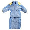 Big Chill Infant Girl's 2-piece Blue Microfiber Snowsuit