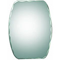 Frameless Oval Beveled Mirror