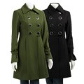 Marvin Richards Women's Double-breasted Wool Coat