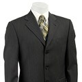 Joseph Abboud Men's Grey Wool 3-button Suit